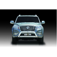 ECB Silver Hammertone Nudge Bar to suit Great Wall Steed Dual Cab 07/16 - 08/21