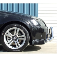 ECB Silver Hammertone Nudge Bar to suit Holden Commodore VE S1 SS 08/06 - 08/10