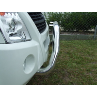 ECB Polished Nudge Bar to suit Holden Rodeo RA DX/LX Flares 03/03 - 12/06