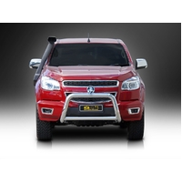 ECB Silver Hammertone Nudge Bar to suit Holden Colorado DX to LTZ 06/12 - 06/16