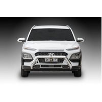 ECB Textura Black Nudge Bar to suit Hyundai Kona Ex Highlandr 09/17 - 10/20
