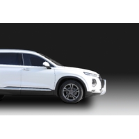 ECB Polished Nudge Bar to suit Hyundai Santa-Fe 04/18 - 09/20
