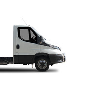 ECB Silver Hammertone Nudge Bar to suit Iveco Daily 50C/45C E6 01/21 - Onwards