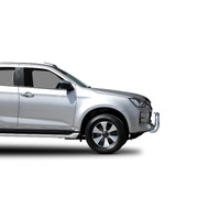 ECB Silver Hammertone Nudge Bar to suit Isuzu D-Max 2WD/4WD 07/20 - Onwards