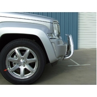 ECB Black Ripple Nudge Bar to suit Jeep Cherokee KK 03/08 - 05/14