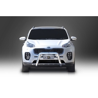 ECB Polished Nudge Bar to suit Kia Sportage 10/17 - 05/18