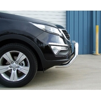 ECB Black Ripple Nudge Bar to suit Kia Sportage Series 1 01/10 - 04/15