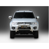 ECB Textura Black Nudge Bar to suit Mitsubishi Challenger PC 07/13 - Onwards