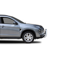 ECB Silver Hammertone Nudge Bar to suit Mitsubishi ASX 2.0L Petrol 09/19 - 10/22