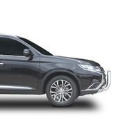 ECB Textura Black Nudge Bar to suit Mitsubishi Outlander ZL Petrol 10/17 - 05/18