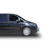 ECB Silver Hammertone Nudge Bar to suit Mercedes-Benz Valente 03/18 - 11/20