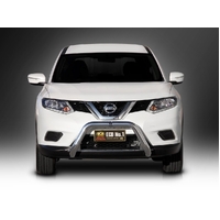 ECB Silver Hammertone Nudge Bar to suit Nissan X-Trail T32 Series 1 03/14 - 01/17