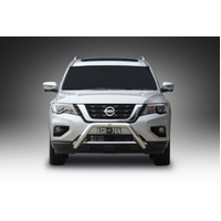 ECB Textura Black Nudge Bar to suit Nissan Pathfinder R52 Series 2 &amp; 3 Ex HYBRID 12/16 - 06/22