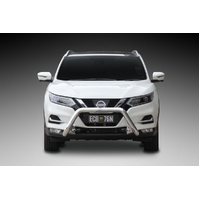 ECB Black Ripple Nudge Bar to suit Nissan Qashqai Series 2 &amp; 3 09/17 - 05/22