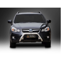 ECB Silver Hammertone Nudge Bar to suit Subaru XV 11/12 - 04/17