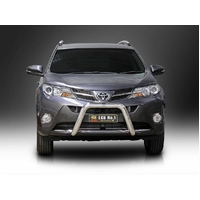 ECB Silver Hammertone Nudge Bar to suit Toyota Rav4 12/12 - 09/15