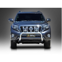 ECB Black Ripple Nudge Bar to suit Toyota Prado 150 Series 2 Kakadu 11/13 - 10/17