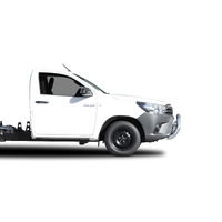 ECB Silver Hammertone Nudge Bar to suit Toyota HiLux Workmate Wide Cab 05/19 - 07/21