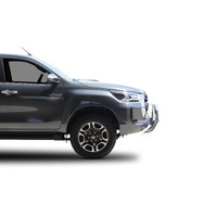 ECB Black Ripple Nudge Bar to suit Toyota HiLux Workmate Wide Cab 08/21 - Onwards