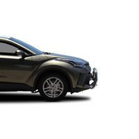 ECB Silver Hammertone Nudge Bar to suit Toyota C-HR GXL 10/19 - Onwards