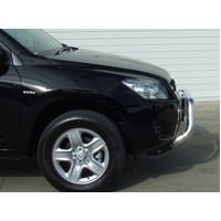 ECB Silver Hammertone Nudge Bar to suit Toyota Rav4 01/06 - 09/08