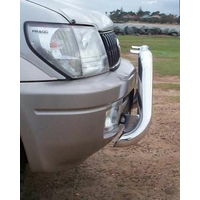 ECB Polished Nudge Bar to suit Toyota Prado 07/96 - 02/03
