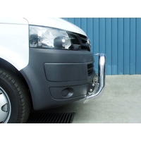 ECB Black Ripple Nudge Bar to suit Volkswagen Transporter 04/10 - 06/15