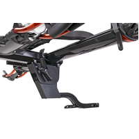 Kuat NV 2.0 Two Bike Hitch Mounted Carrier (Grey + Orange)