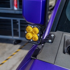 Pirate Camp Co. Aerial Bracket with Ditch Light Mount to suit Toyota Prado 250 Series (Driver Side)