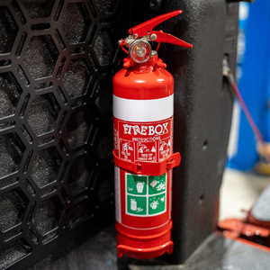 Pirate Camp Co. Vertical Tub Fire Extinguisher Bracket to suit Toyota Hilux N80 2015 - Onwards