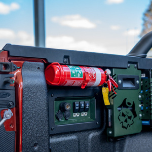 Pirate Camp Co. Tub Fire Extinguisher Bracket to suit Volkswagen Amarok 2023 - Onwards (Driver Side)