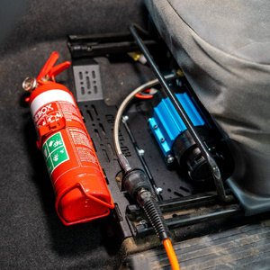 Pirate Camp Co. Under Seat Compressor &amp; Fire Extinguisher Mount to suit Suzuki Jimny JB74