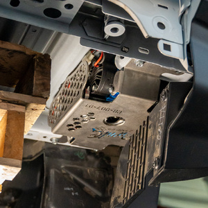 Pirate Camp Co. Dual ARB Air Compressor Under Tub Mount to suit Ford Ranger &amp; Volkswagen Amarok 2022 - Onwards (Driver Side)