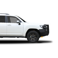 ECB Textura Black Two Post Winch Bar to suit Toyota LandCruiser 300 Series 07/21 - Onwards