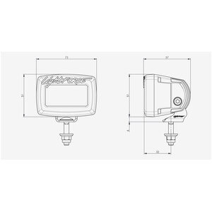 Lightforce ROK LED Utility Light - Flood Beam (10W)