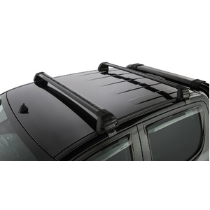 Rhino-Rack RV0321B Vortex ROC25 Flush Black 2 Bar Roof Rack for MAZDA BT50 Gen2 Dual Cab 4DR Ute (01/2011-12/2020)