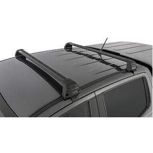 Rhino-Rack RV0321B Vortex ROC25 Flush Black 2 Bar Roof Rack for FORD Ranger PX/PX2/PX3 Double Cab 4DR Ute (01/2011-12/2022)