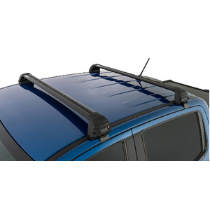 Rhino-Rack RV0321B Vortex ROC25 Flush Black 2 Bar Roof Rack for FORD Ranger Raptor PX3 Double Cab 4DR Ute (01/2018-12/2022)