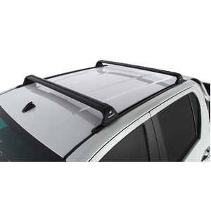 Rhino-Rack RVPT556 Vortex RVPT Black 2 Bar Roof Rack for TOYOTA Hilux Gen 8 Double Cab 4DR Ute (10/2015-12/2025)