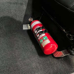 Scrub King Fire Extinguisher Bracket to suit Mitsubishi Triton MR 2019 - 2023 (Stainless Steel)