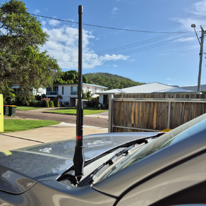 Scrub King Bonnet Hinge UHF Antenna Bracket to suit Mazda BT-50 2021 - 2024 (Stainless Steel)