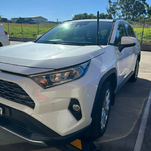 Scrub King Bonnet Hinge UHF Antenna Bracket to suit Toyota Rav4 2019 - 2024 (Stainless Steel)