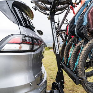 Single Trail Super-EFS Vertical Swing-Away 5 Bike Carrier - Driver Side (Powercoated Finish)