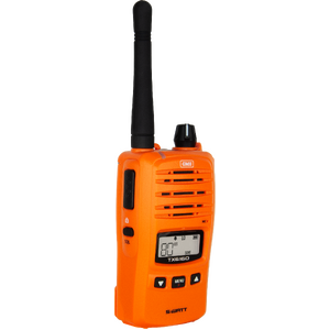 GME 5/1 Watt UHF CB Handheld Radio including Accessories - Twin Pack - Blaze Orange