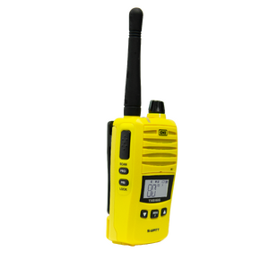 GME 5/1 Watt UHF CB Handheld Radio including Accessories - Twin Pack - Yellow