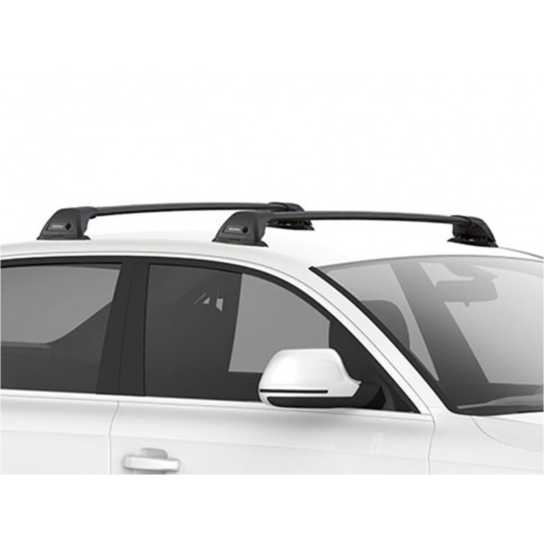 Yakima Black 2 Bar Roof Rack Kia Cerato 4dr Sedan 6/18 On (S25Y