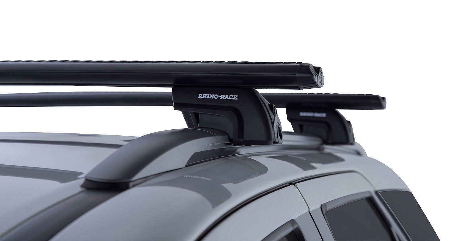 Rhino SX Black 2 Bar Roof Rack for TOYOTA Fortuner GXL / Crusade 5dr
