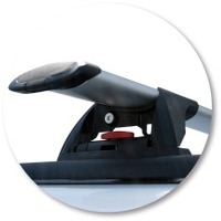 Prorack Black 2 Bar Aero Through Bar kit to suit Nissan Terrano Regulus 5dr SUV (1996 - 2003)