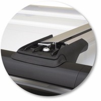 Prorack Silver 2 Bar Aero Rail Bar kit to suit Suzuki Jimny 3dr SUV (5/1999 - 2018)