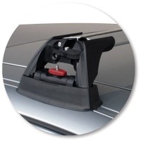 Prorack Silver 2 Bar Aero Flush Bar kit to suit BMW 5 Series E39 4dr Sedan (4/1996 - 9/2003)